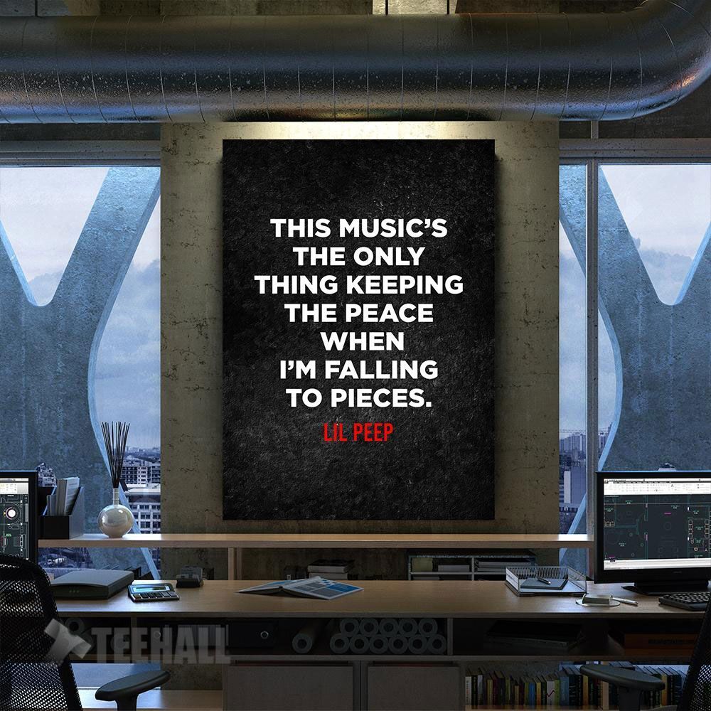 Lil Peep Motivation Canvas Prints Wall Art Decor
