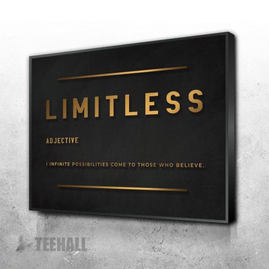Limitless Definition Motivational Canvas Prints Wall Art Decor 1 Limitless Definition Motivational Canvas Prints Wall Art Decor 1