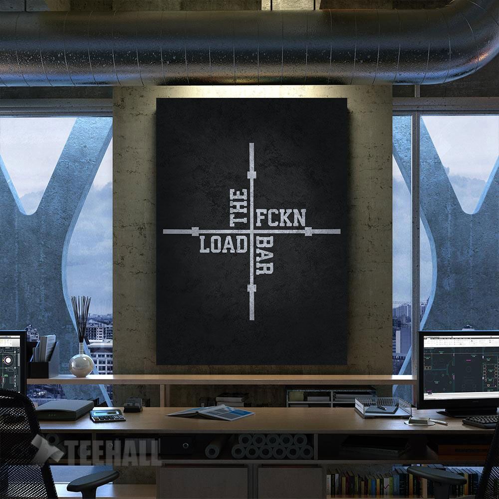 Load The Fckn Bar Motivational Canvas Prints Wall Art Decor