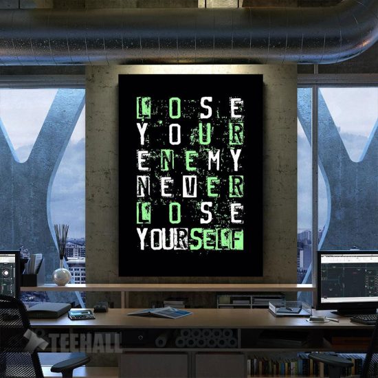 Lose Your Enemy Motivational Canvas Prints Wall Art Decor