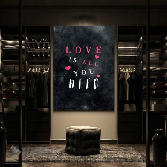 Love Is All You Need Motivational Canvas Prints Wall Art Decor 2