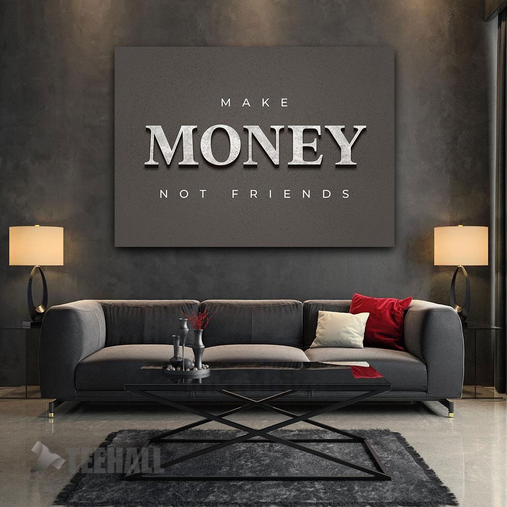 Make Money Motivational Canvas Prints Wall Art Decor