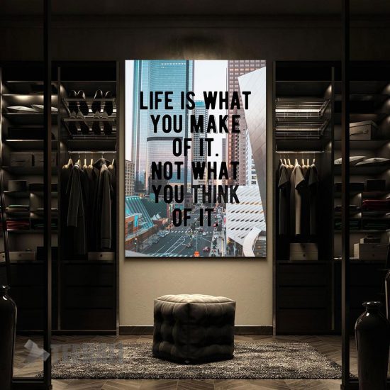 Make Your Life Great Quote Motivational Canvas Prints Wall Art Decor 2