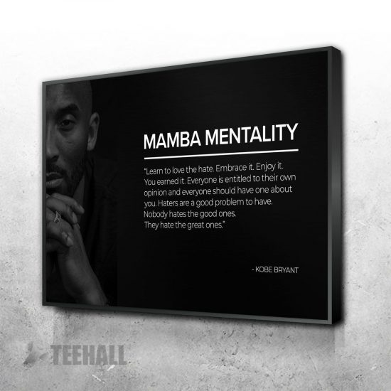 Mamba Mentality Motivational Canvas Prints Wall Art Decor 1 1