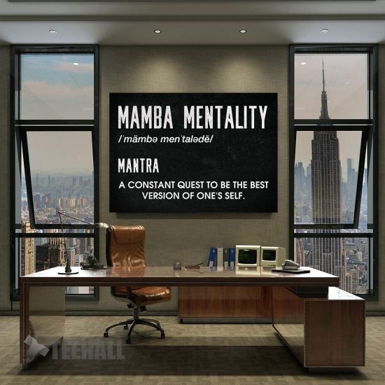 Mamba Mentality Motivational Canvas Prints Wall Art Decor 2 6