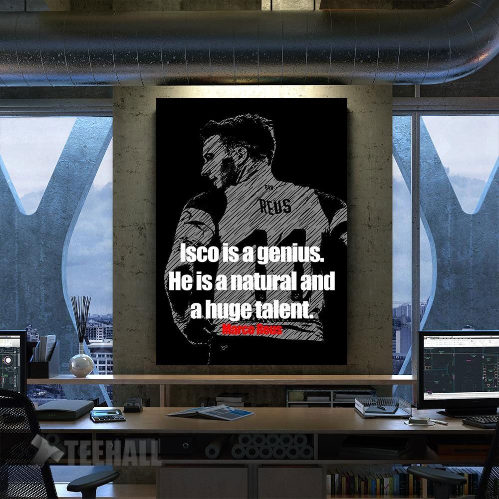 Marco Reus Quotes Motivational Canvas Prints Wall Art Decor