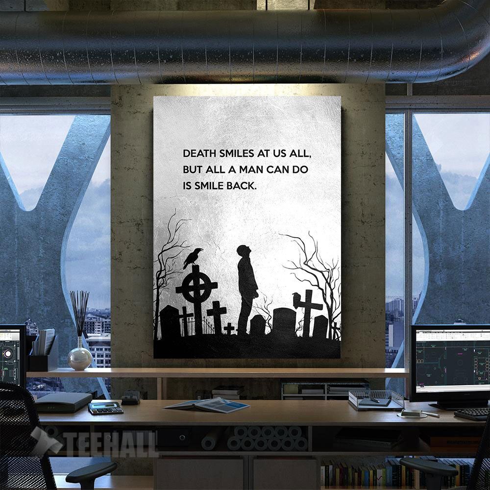 Marcus Aurelius Death Motivational Canvas Prints Wall Art Decor