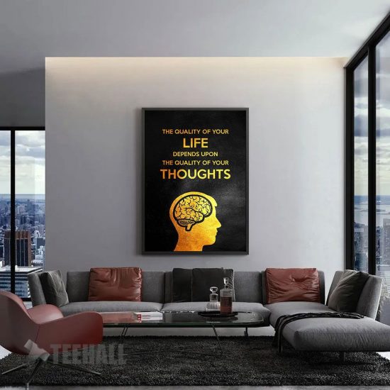 Marcus Aurelius Quote Motivational Canvas Prints Wall Art Decor 1