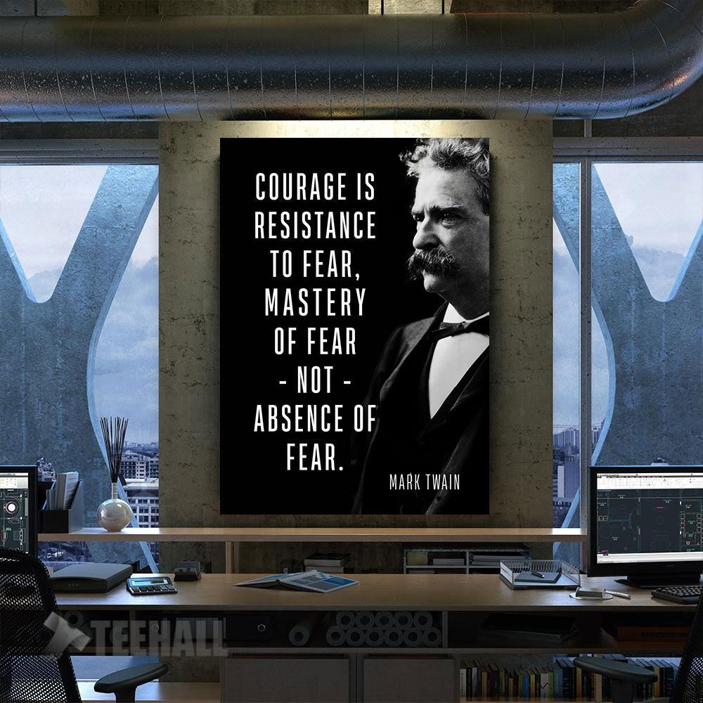 Mark Twain Motivational Canvas Prints Wall Art Decor