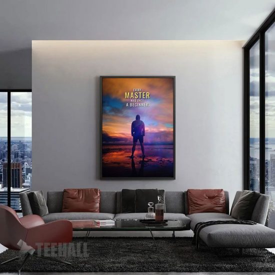 Master And Beginner Motivational Canvas Prints Wall Art Decor 1