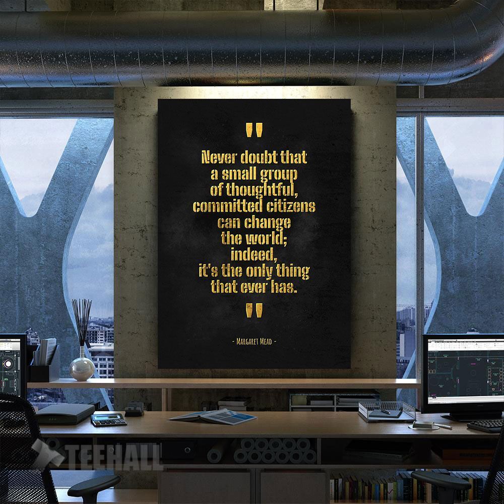 Mead Ruth Benedict Bateson Motivational Canvas Prints Wall Art Decor