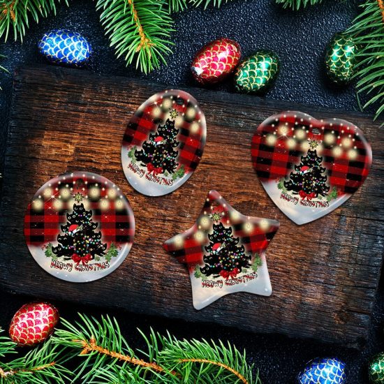 Meowy Christmas Ceramic Ornament 6 Meowy Christmas Ceramic Ornament 6