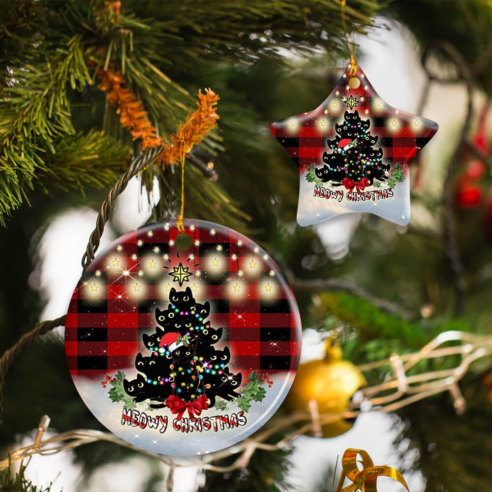 Meowy-Christmas-Ceramic-Ornament Meowy Christmas Ceramic Ornament