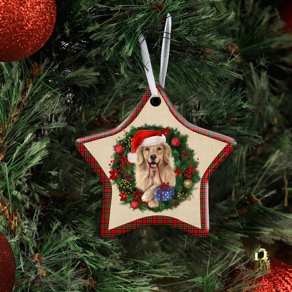 Merry-Christmas-Golden-Retriever-Ceramic-Ornament-1 Merry Christmas Golden Retriever Ceramic Ornament 1