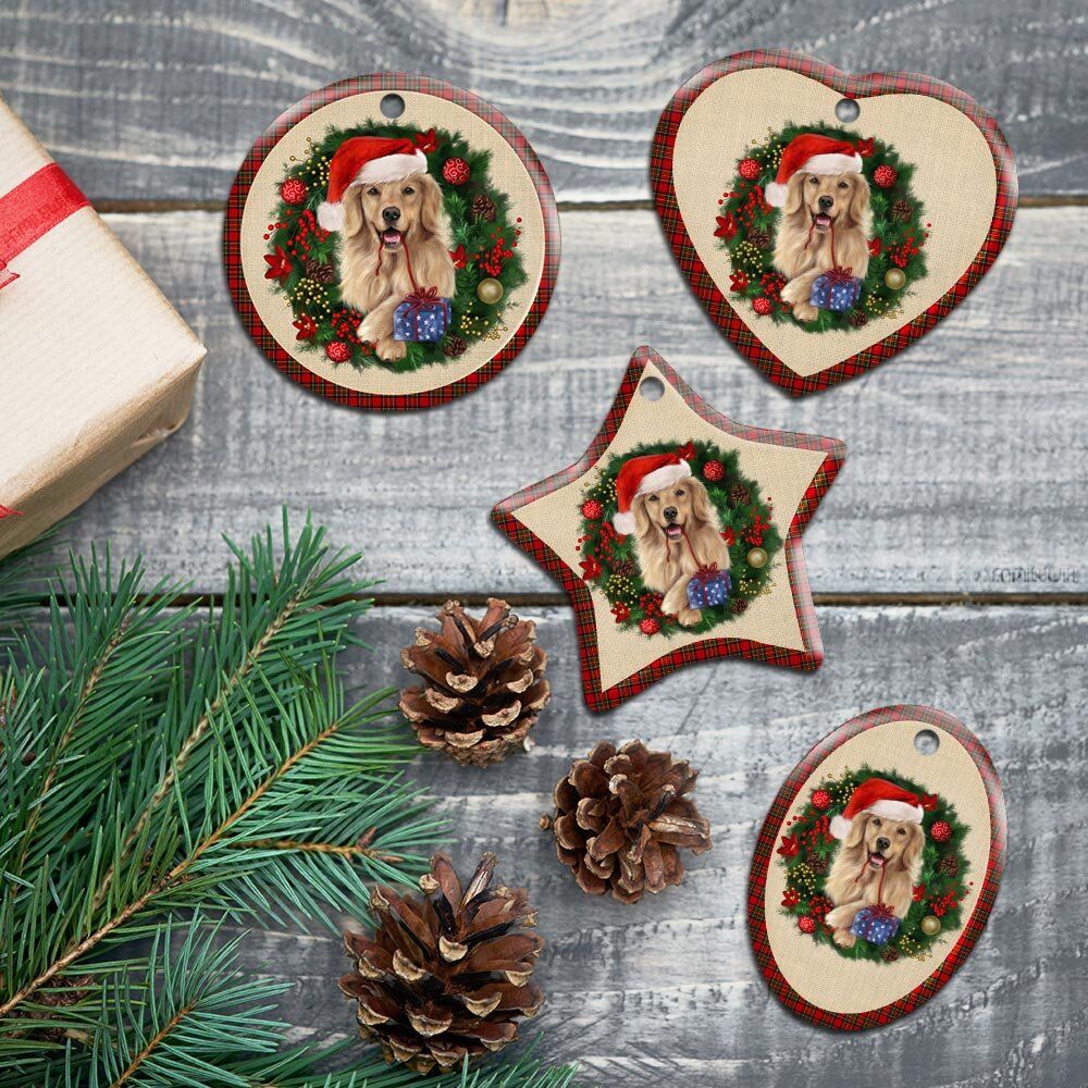 Merry-Christmas-Golden-Retriever-Ceramic-Ornament-6 Merry Christmas Golden Retriever Ceramic Ornament 6