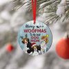Merry Woofmas Beagle Ornament