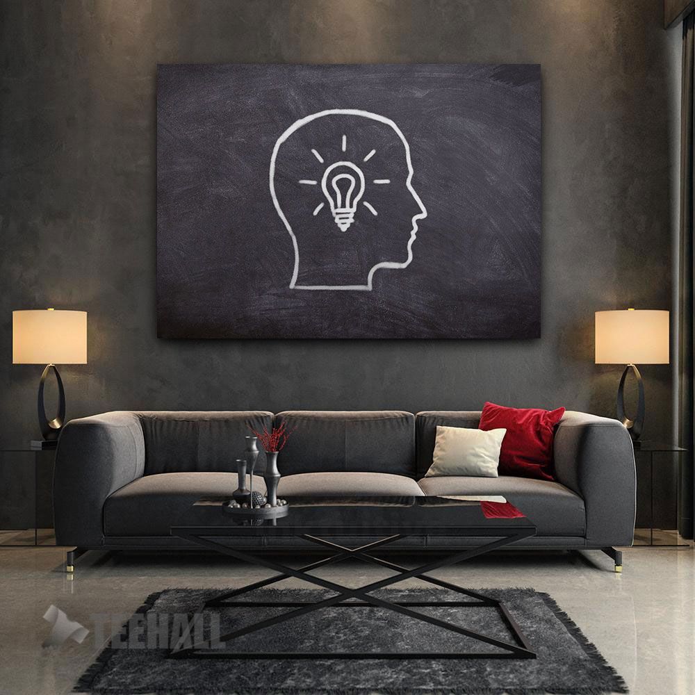 Mind Idea Motivational Canvas Prints Wall Art Decor