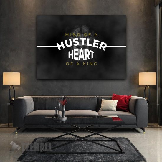 Mind Of A Hustler Motivational Canvas Prints Wall Art Decor