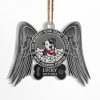 Mine Changed Forever - Dog Memorial Gift - Personalized Custom Circle Acrylic Ornament