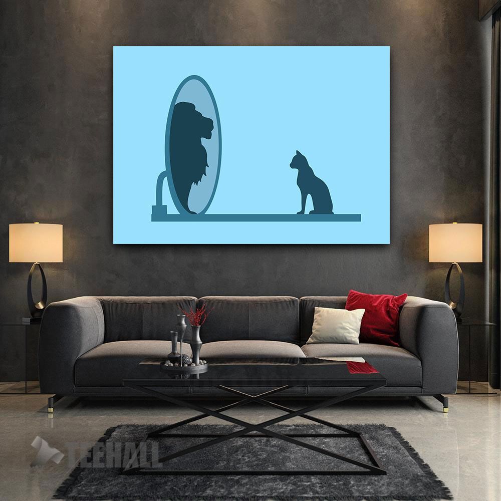 Mirror Motivation Canvas Prints Wall Art Decor