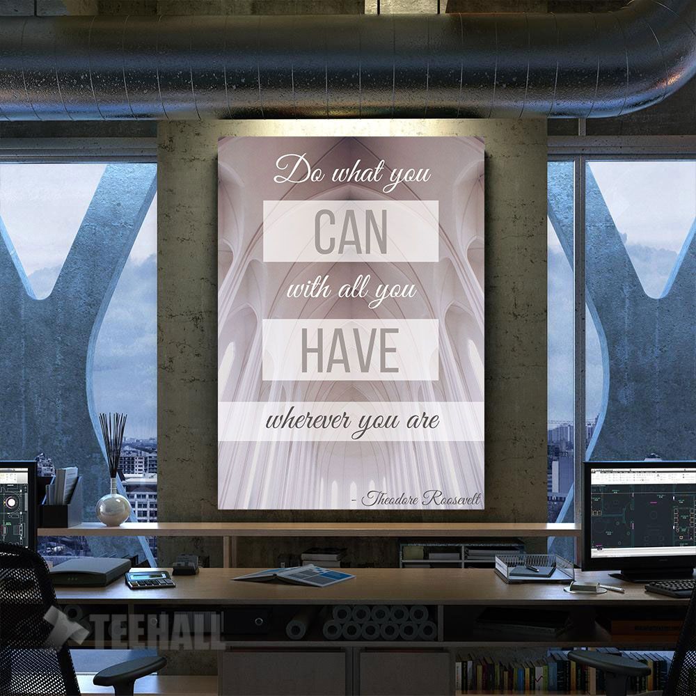 Motivation Canvas Prints Wall Art Decor