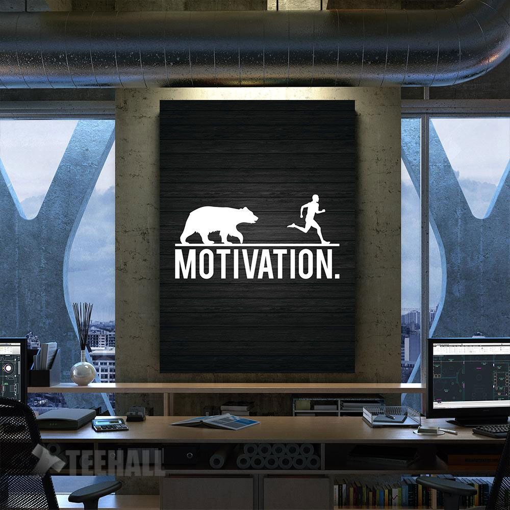Motivation For Running Canvas Prints Wall Art Decor