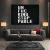 Motivation Quote Canvas Prints Wall Art Decor