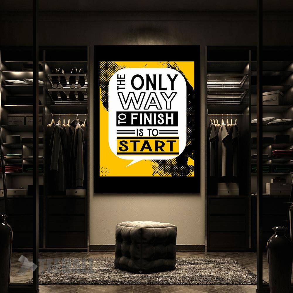 Motivation-Quote-Start-Canvas-Prints-Wall-Art-Decor-2 Motivation Quote Start Canvas Prints Wall Art Decor 2