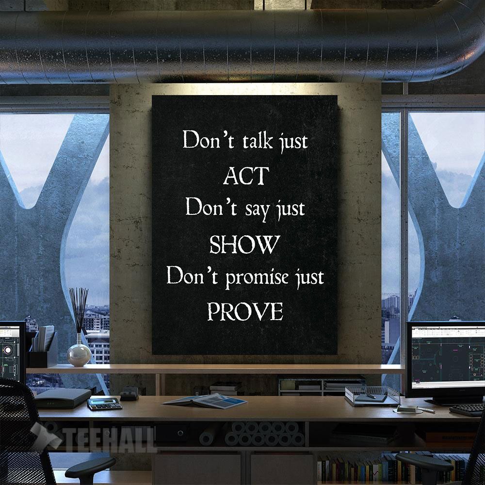 Motivation Quotes Canvas Prints Wall Art Decor