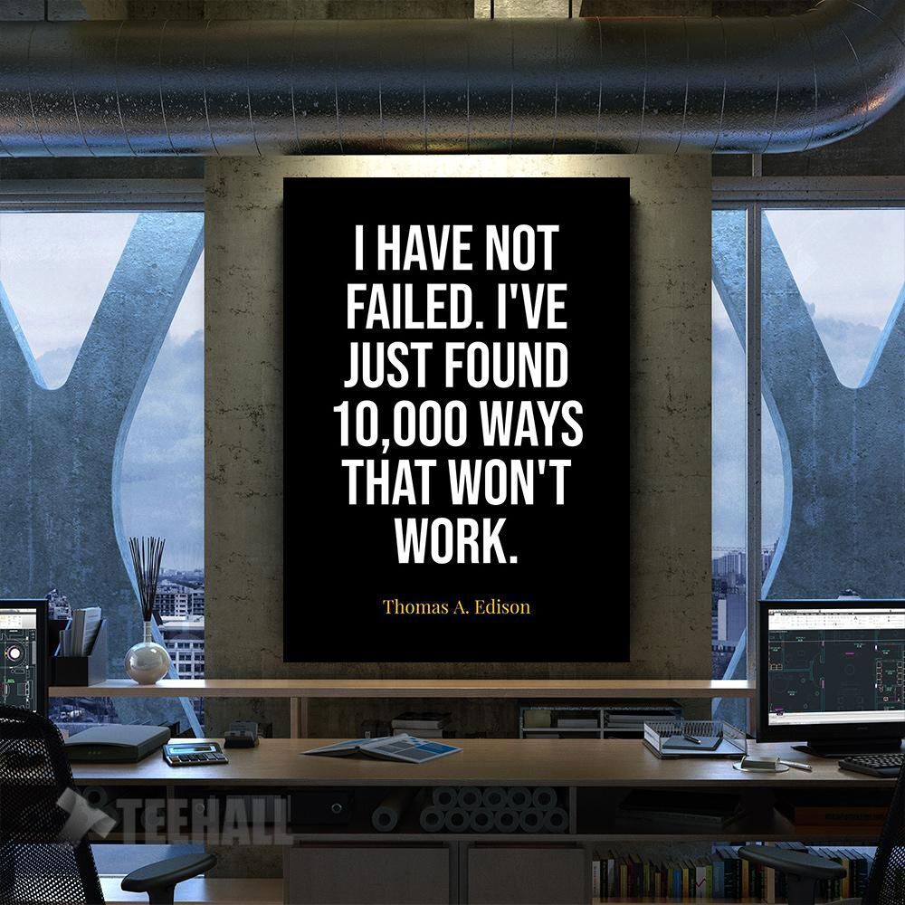 Motivation Quotes Canvas Prints Wall Art Decor