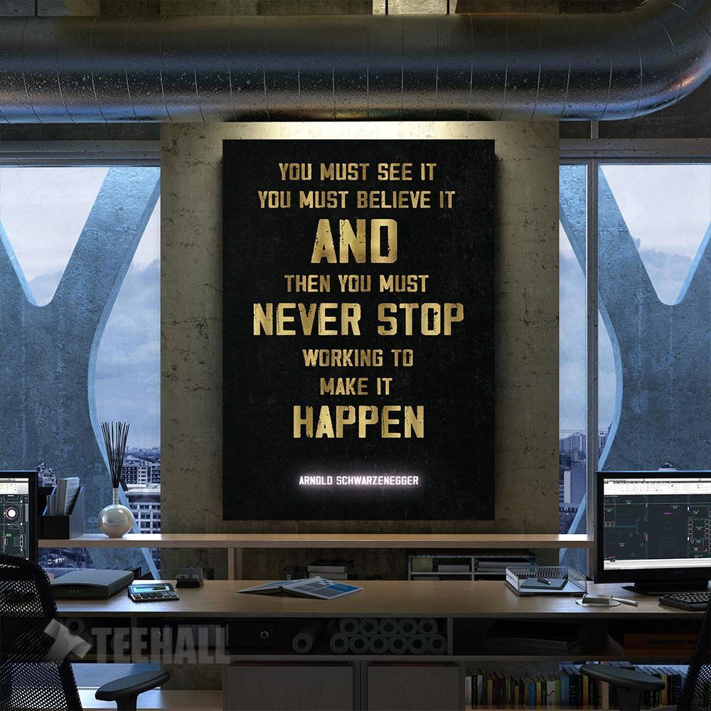 Motivation Quotes Canvas Prints Wall Art Decor