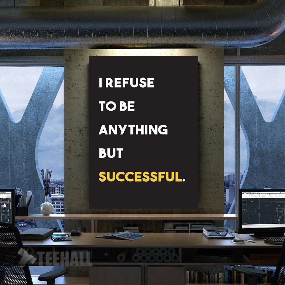Motivation Quotes Success Canvas Prints Wall Art Decor