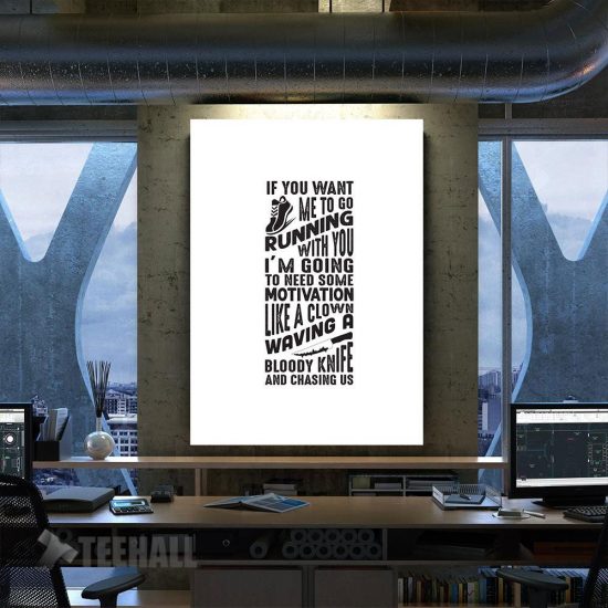 Motivation Running Canvas Prints Wall Art Decor