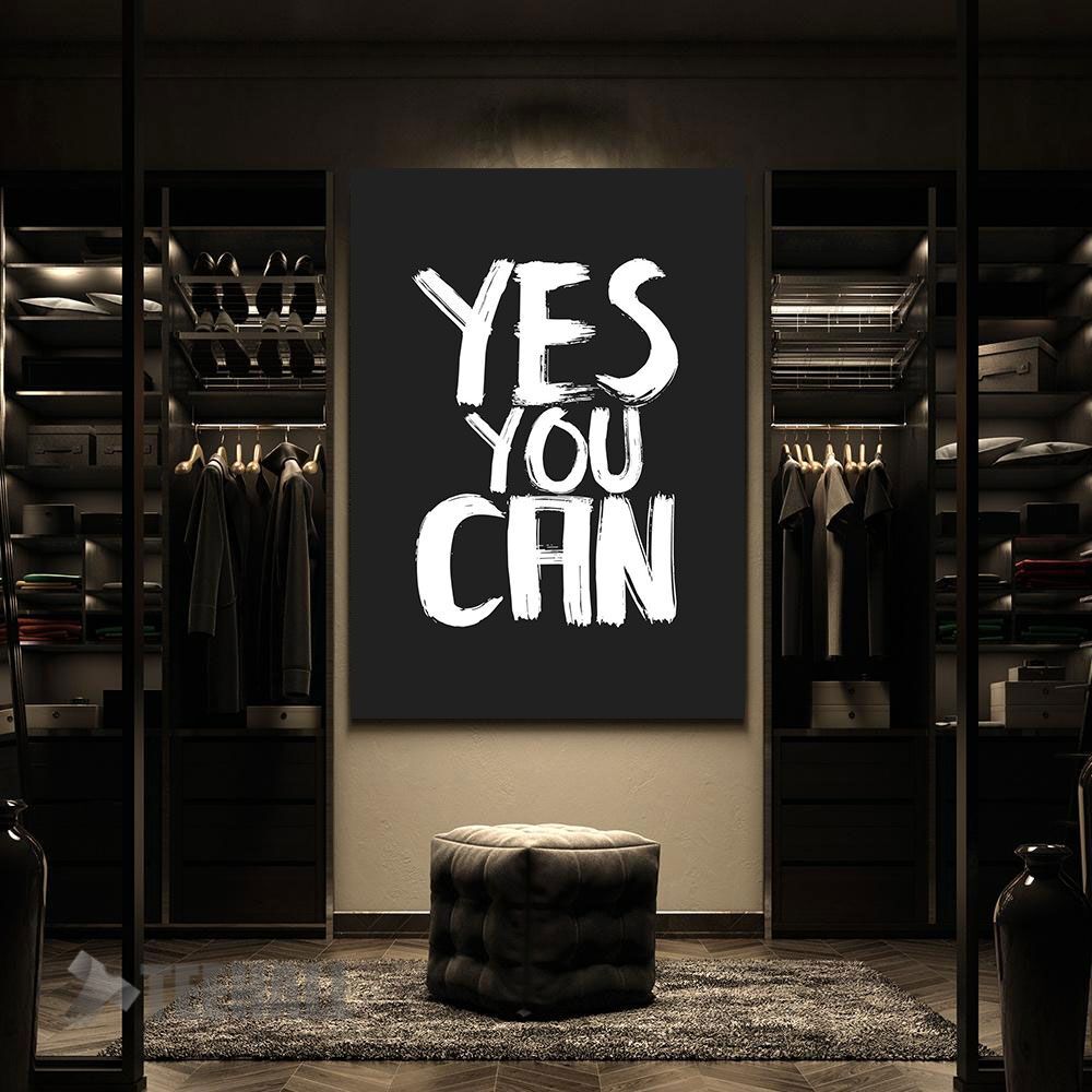 Motivation-Yes-You-Can-Canvas-Prints-Wall-Art-Decor-2 Motivation Yes You Can Canvas Prints Wall Art Decor 2