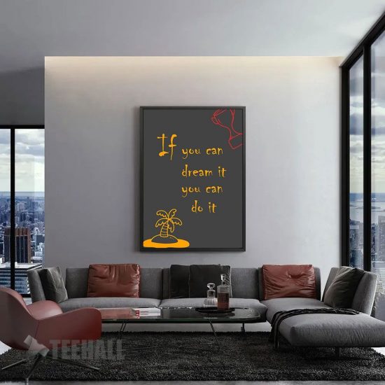 Motivational 2 Canvas Prints Wall Art Decor 1