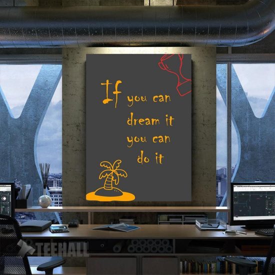 Motivational 2 Canvas Prints Wall Art Decor