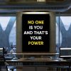 Motivational Power Quote Canvas Prints Wall Art Decor