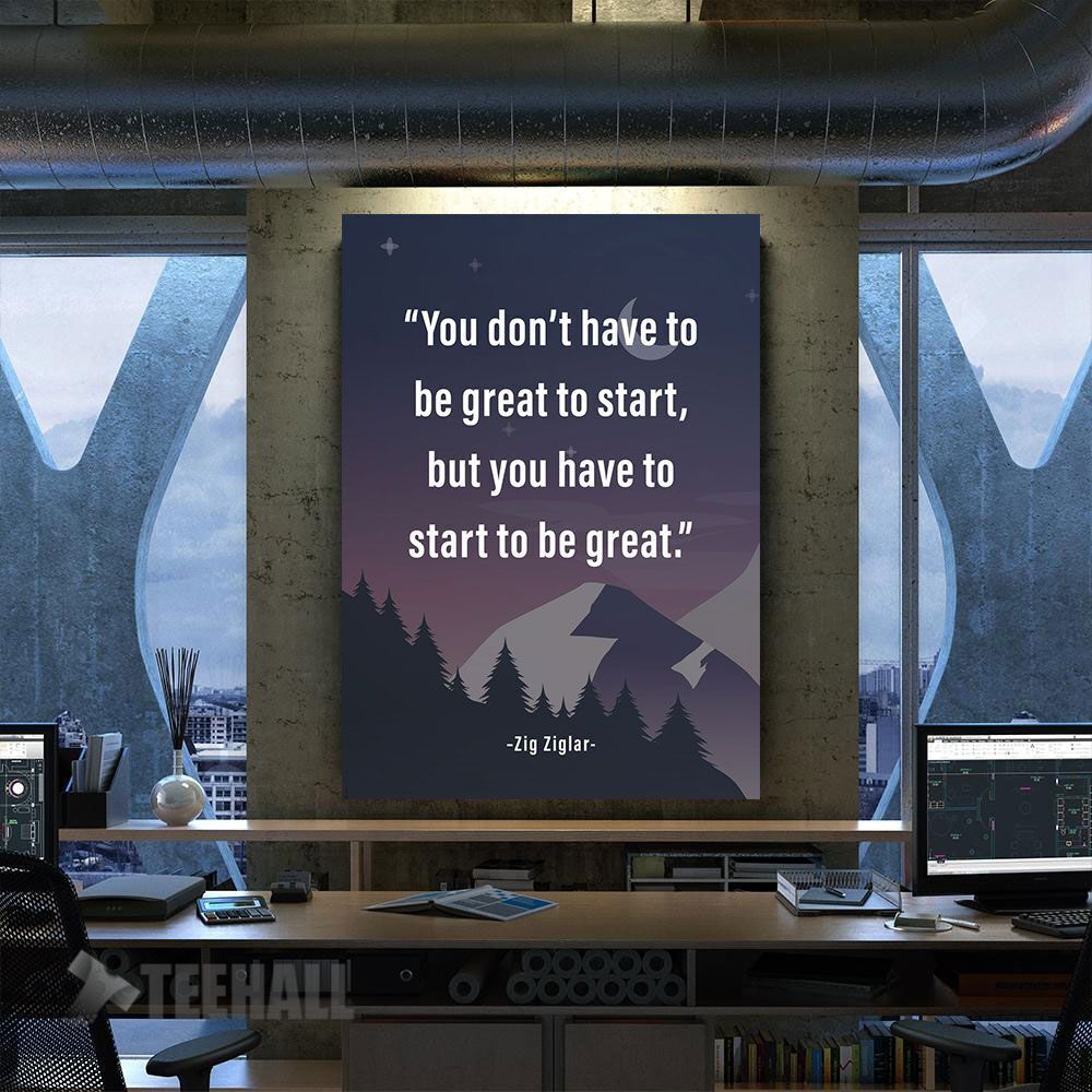 Motivational Quote 14 Canvas Prints Wall Art Decor