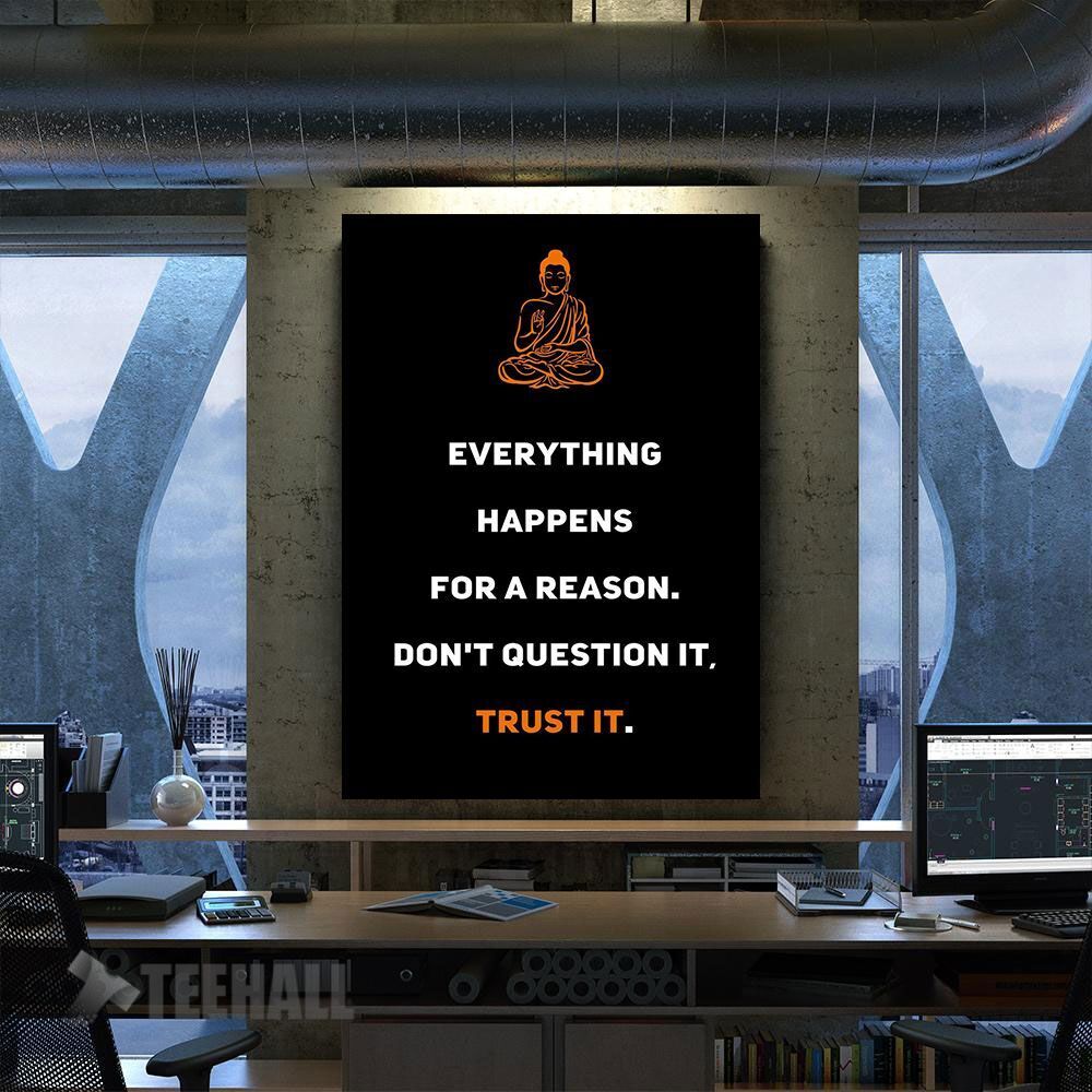 Motivational Quote Buddha Canvas Prints Wall Art Decor