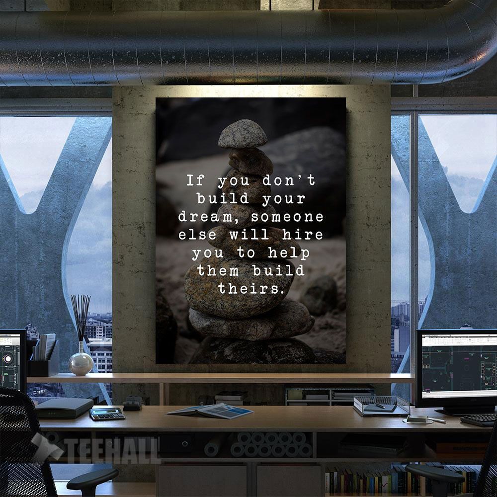 Motivational Quote Canvas Prints Wall Art Decor