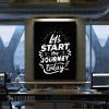 Motivational Quote Canvas Prints Wall Art Decor