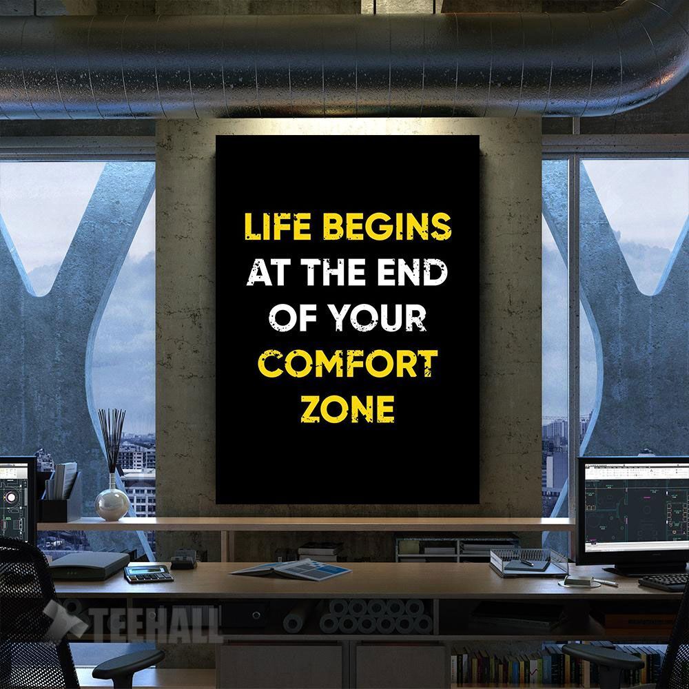 Motivational Quote Canvas Prints Wall Art Decor
