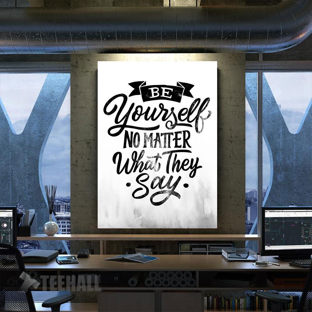 Motivational Quote Canvas Prints Wall Art Decor