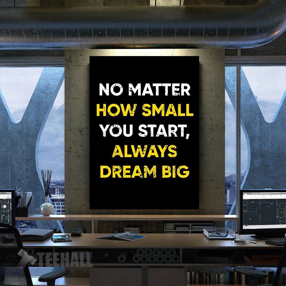 Motivational Quote Canvas Prints Wall Art Decor