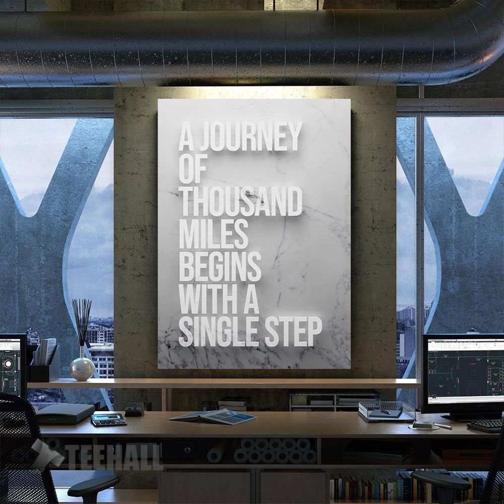 Motivational Quote Canvas Prints Wall Art Decor