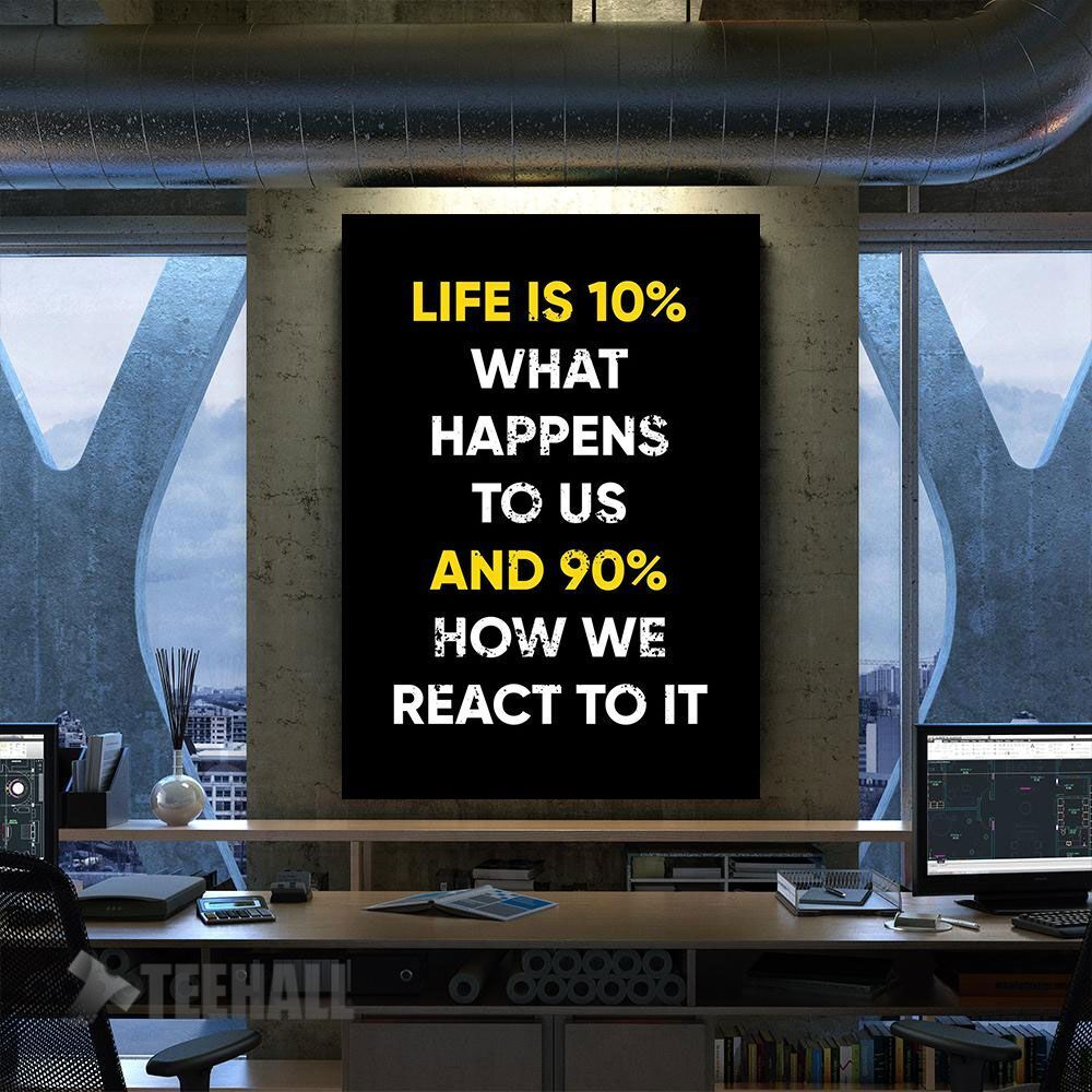 Motivational Quote Canvas Prints Wall Art Decor