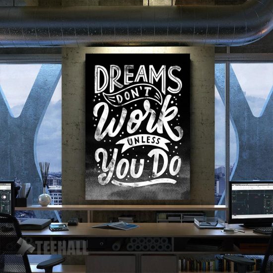 Motivational Quote Canvas Prints Wall Art Decor