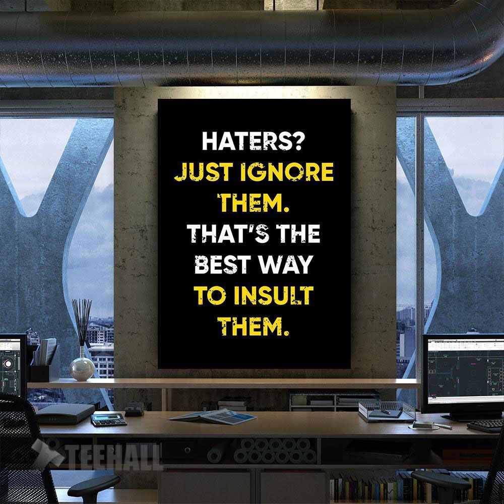 Motivational Quote Canvas Prints Wall Art Decor