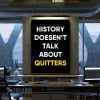 Motivational Quote Quitter Canvas Prints Wall Art Decor