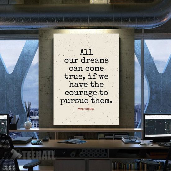 Motivational Quotes 4 Canvas Prints Wall Art Decor